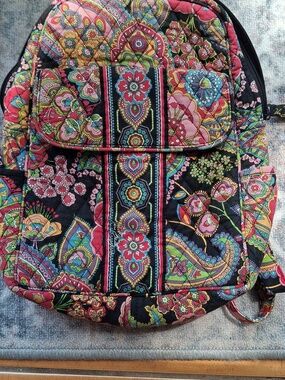 Viera Bradley Quilted Floral Backpack